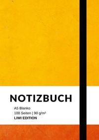 Produktbild: Notizbuch A5 blanko - 100 Seiten 90g/m&sup2; - Soft Cover