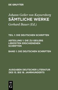 Produktbild: Die deutschen Schriften