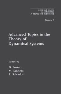 Produktbild: Advanced Topics in the Theory of Dynamical Systems