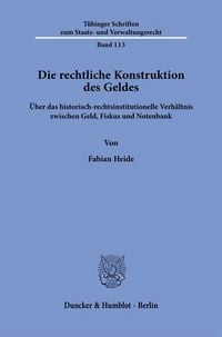 Produktbild: Die rechtliche Konstruktion des Geldes