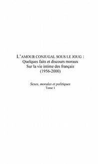 Produktbild: L'amour Conjugal Sous Le Joug