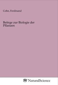 Produktbild: Beitrge zur Biologie der Pflanzen