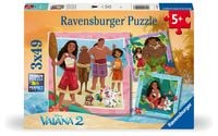 Produktbild: Kinderpuzzle 3x49 Teile - Disney Vaiana 2 - Auf, zu neuen Abenteuern