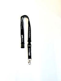 Bild vom Artikel ETH Lanyard mit ETH Logo kleiner Haken schwarz vom Autor 