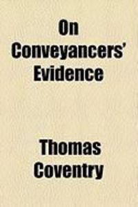 Produktbild: On Conveyancers' Evidence