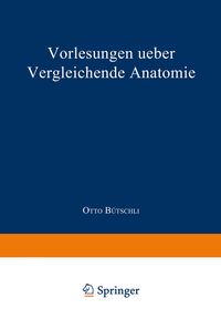Produktbild: Vorlesungen ueber vergleichende Anatomie