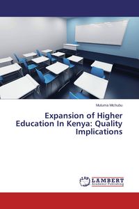 Produktbild: Expansion of Higher Education In Kenya: Quality Implications