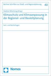 Produktbild: Klimaschutz und Klimaanpassung in der Regional- und Bauleitplanung