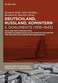 Produktbild: Deutschland, Russland, Komintern - Dokumente (1918-1943)