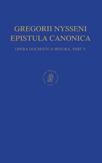 Produktbild: Opera dogmatica minora, Volume 5 Epistula Canonica