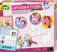 Produktbild: LENA Gipsgie&szlig;en Pferde Glitzer Magnete