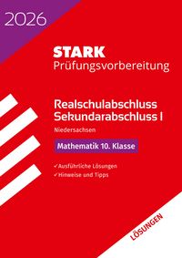 Produktbild: STARK Lösungen zu Mathematik - Realschulabschluss 2026 Niedersachsen - Prüfungsvorbereitung