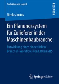Produktbild: Ein Planungssystem f&uuml;r Zulieferer in der Maschinenbaubranche
