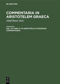 Produktbild: In Aristotelis Categorias commentarius