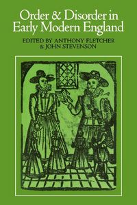 Produktbild: Order and Disorder in Early Modern England