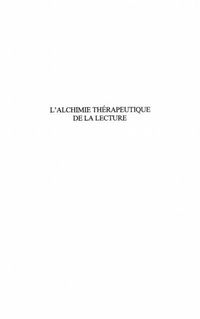Produktbild: L'alchimie Therapeutique De Lalecture
