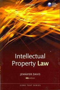 Produktbild: Davis, J: Intellectual Property Law
