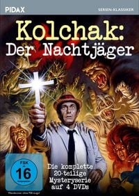 Produktbild: Kolchak: Der Nachtj&auml;ger (The Night Stalker) / Die komplette 20-teilige Mysteryserie &ndash; die Vorlage f&uuml;r den Kultklassiker "Akte X" (Pidax Serien-Klassiker) [4 DVDs]