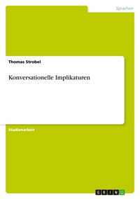 Produktbild: Konversationelle Implikaturen
