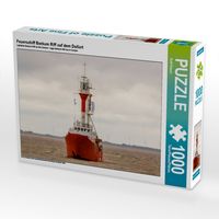 Produktbild: CALVENDO Puzzle Feuerschiff Borkum Riff auf dem Dollart | 1000 Teile Lege-Gr&ouml;&szlig;e 64x48cm Foto-Puzzle f&uuml;r gl&uuml;ckliche Stunden