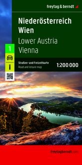 Produktbild: Nieder&ouml;sterreich - Wien, Stra&szlig;en- und Freizeitkarte 1:200.000, freytag & berndt