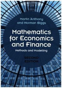 Produktbild: Mathematics for Economics and Finance