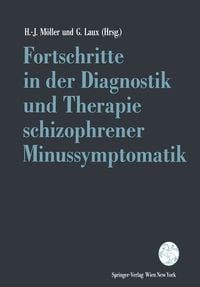 Produktbild: Fortschritte in der Diagnostik und Therapie schizophrener Minussymptomatik