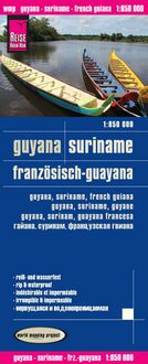 Produktbild: Reise Know-How Landkarte Guyana, Suriname, Franz&ouml;sisch-Guayana (1:850.000)