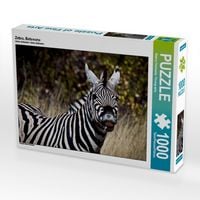 Produktbild: CALVENDO Puzzle Zebra, Botswana | 1000 Teile Lege-Gr&ouml;&szlig;e 64x48cm Foto-Puzzle f&uuml;r gl&uuml;ckliche Stunden
