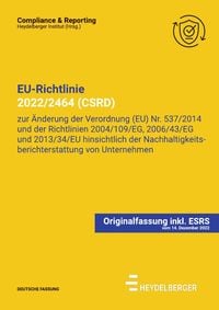 Produktbild: Compliance &amp; Reporting / EU-Richtlinie 2022/2464 (CSRD) inkl. ESRS