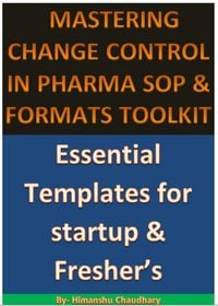 Produktbild: Mastering Change Control In Pharma Sop & Formats Toolkit