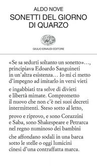 Produktbild: Sonetti del giorno di quarzo