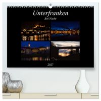 Produktbild: Unterfranken bei Nacht (hochwertiger Premium Wandkalender 2027 DIN A2 quer), Kunstdruck in Hochglanz