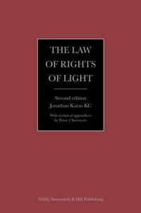 Produktbild: Karas, J: Law of Rights of Light