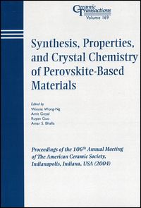 Produktbild: Synthesis, Properties, and Crystal Chemistry of Perovskite-Based Materials