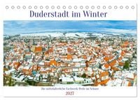 Produktbild: Duderstadt im Winter (Tischkalender 2027 DIN A5 quer), CALVENDO Monatskalender