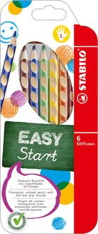 Produktbild: STABILO Ergonomischer Buntstift f&uuml;r Linksh&auml;nder -   EASYcolors - 6er Pack - mit 6 verschiedenen Farben