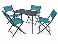 Produktbild: 5 tlg. Bistroset Balkonset Gartenset Sumila 80x55