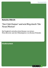 Produktbild: Der Club Dumas und sein Weg durch die Neun Pforten