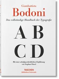 Bild vom Artikel Giambattista Bodoni. Handbuch der Typografie vom Autor Stephan Füssel