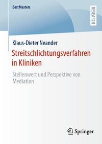 Produktbild: Streitschlichtungsverfahren in Kliniken