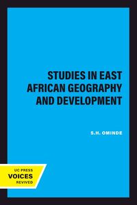 Produktbild: Studies in East African Geography and Development
