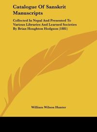 Produktbild: Catalogue Of Sanskrit Manuscripts
