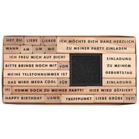 Bild vom Artikel Stempelset Einladung zum Geburtstag100% vom Autor 