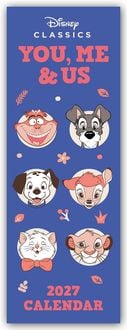 Produktbild: Disney Classics &ndash; You, Me and Us 2027 &ndash; Slimline-Kalender