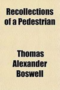 Produktbild: Recollections of a Pedestrian