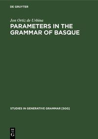 Bild vom Artikel Parameters in the grammar of Basque vom Autor Jon Ortiz De Urbina