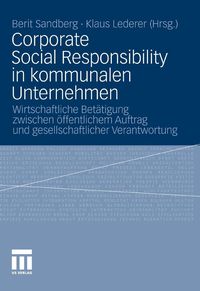 Produktbild: Corporate Social Responsibility in kommunalen Unternehmen