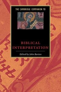 Produktbild: The Cambridge Companion to Biblical Interpretation