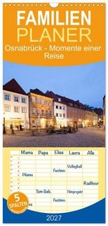 Produktbild: Familienplaner 2027 - Osnabr&uuml;ck - Momente einer Reise mit 5 Spalten (Wandkalender, 21 x 45 cm) CALVENDO